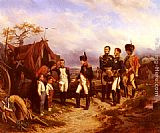 Napoleon Canvas Paintings - Napoleon Et Le Petit Messager